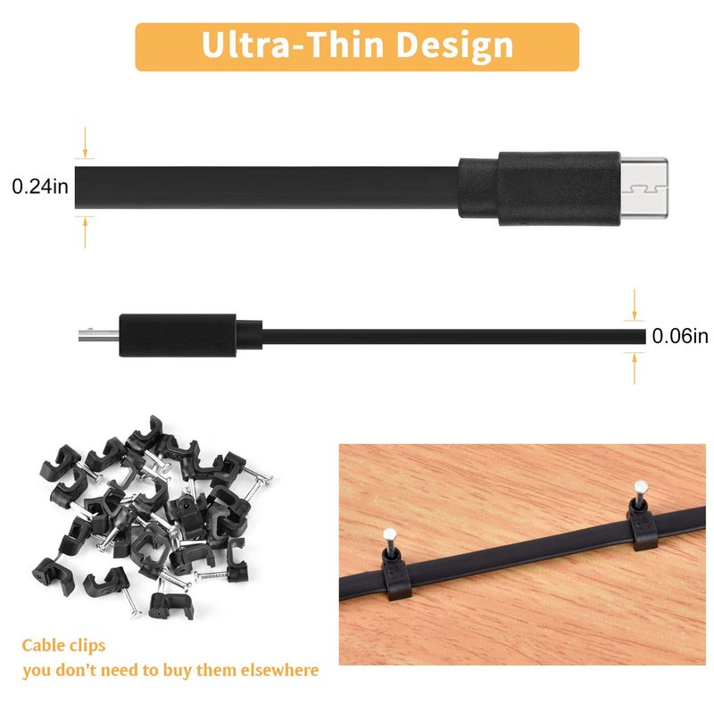 Uogw 2 Pack 10FT Power Extension Cable for WyzeCam,Wyze Cam v4/v3/OG/v3 Pro,WyzeCam Pan,WYZE Cam OG,KasaCam Indoor,NestCam Indoor,Blink,Cloud Cam,USB to Micro USB Charging and Data Sync Cord(Not Type-C) - Image 4